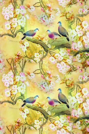 旗袍印花华亿平台图片