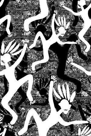 抽象创意印花华亿平台图片