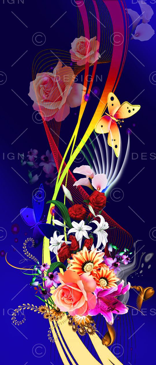 花朵印花华亿平台图片