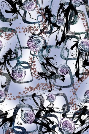 抽象印花华亿平台图片