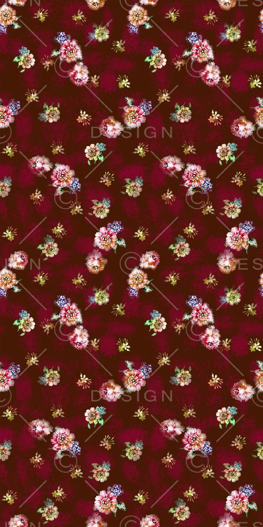 小碎花印花华亿平台图片