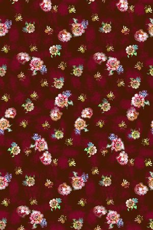 小碎花印花华亿平台图片