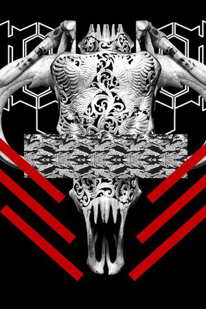 骷髅头印花华亿平台图片