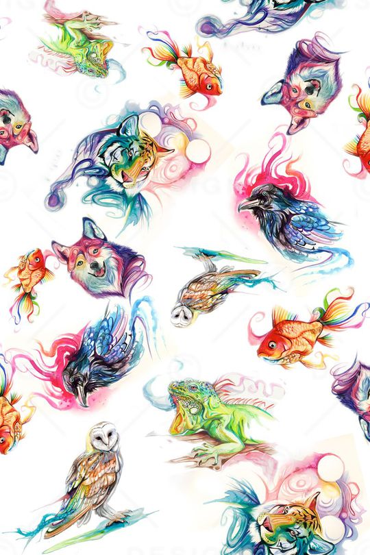 水彩印花华亿平台图片