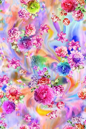 满版女装印花华亿平台图片