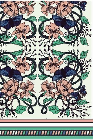 民族复古风印花华亿平台图片