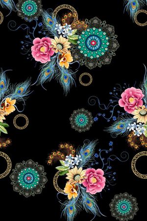 流行时尚印花华亿平台图片