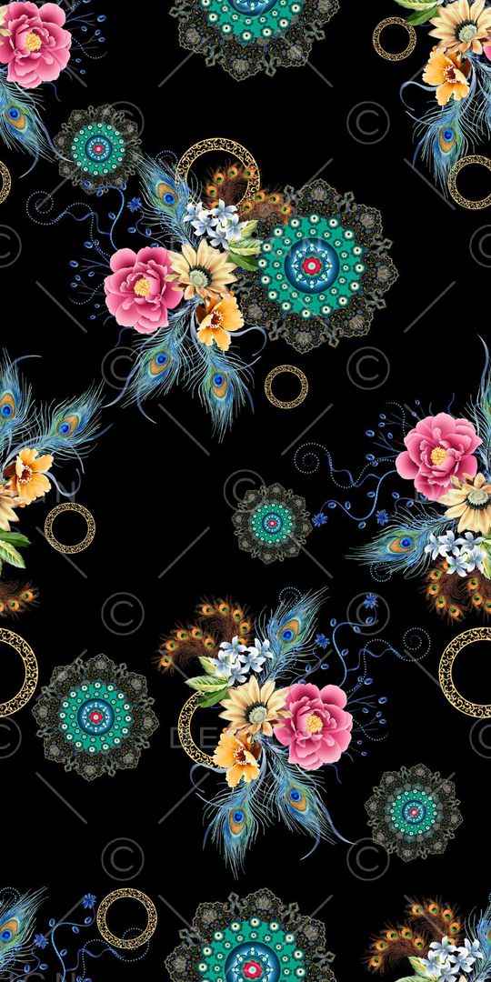 流行时尚印花华亿平台图片