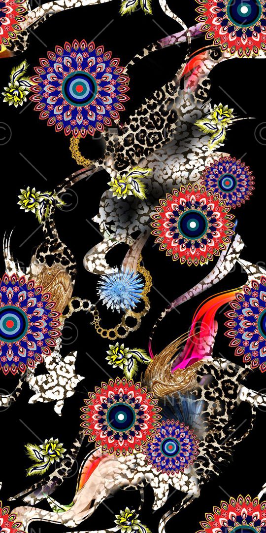 流行时尚印花华亿平台图片