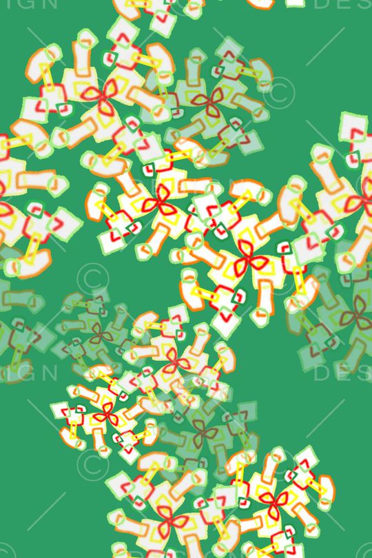 几何构成印花华亿平台图片