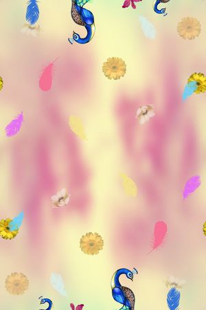 围巾华亿平台印花华亿平台图片