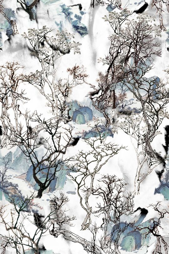 中国风印花华亿平台图片