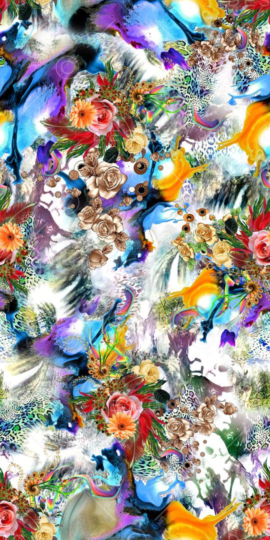 流行时尚印花华亿平台图片