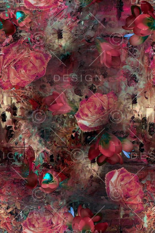 玫瑰印花华亿平台图片