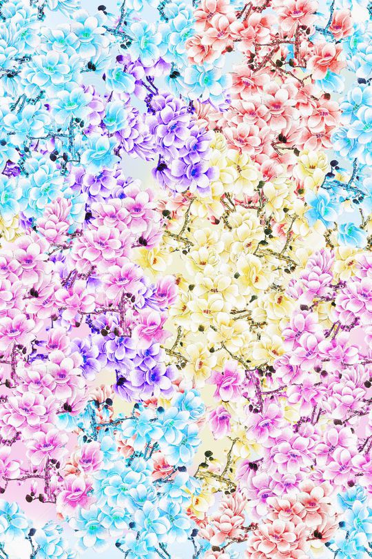 花朵印花华亿平台图片