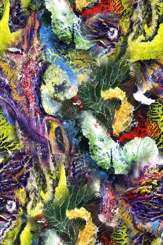 抽象印花华亿平台图片