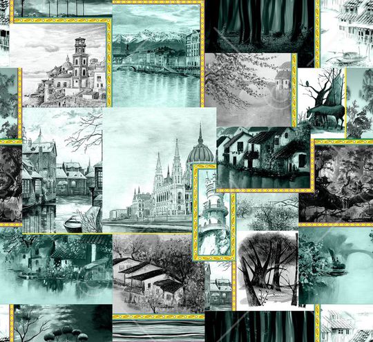 建筑印花华亿平台图片