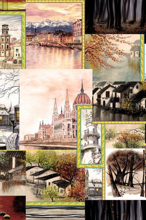 建筑印花华亿平台图片