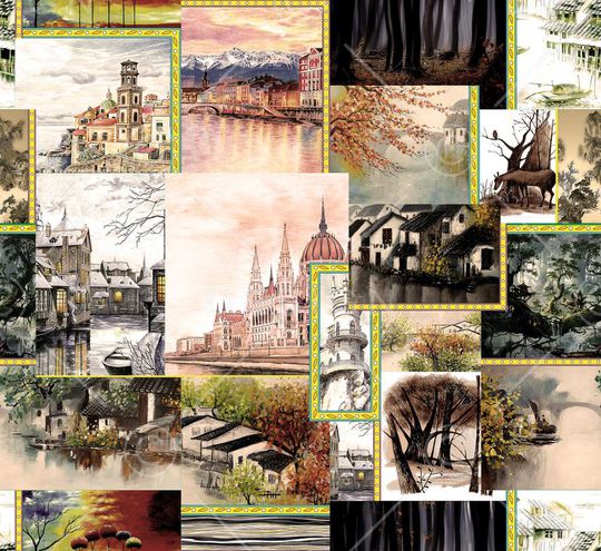 建筑印花华亿平台图片