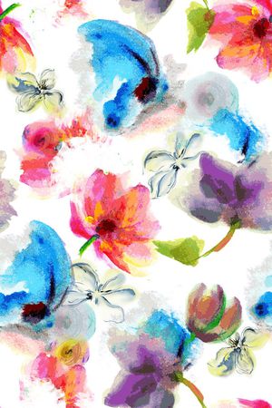 花朵印花华亿平台图片