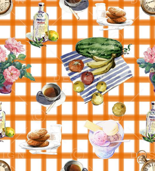 野餐印花华亿平台图片