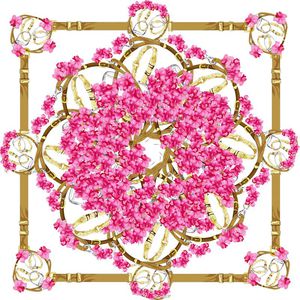 方巾印花华亿平台图片