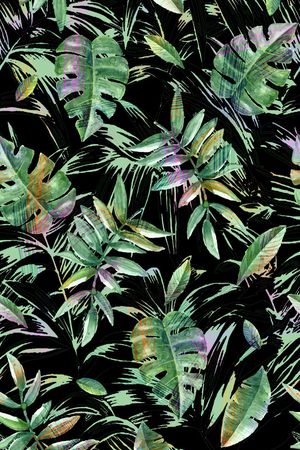 热带雨林印花华亿平台图片