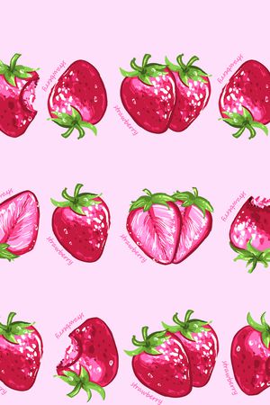 草莓印花华亿平台图片