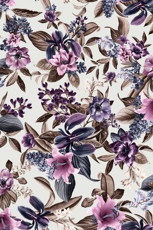 花朵印花华亿平台图片