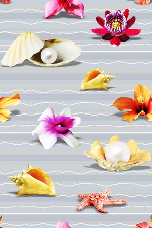 小清新印花华亿平台图片