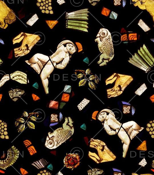 抽象印花华亿平台图片