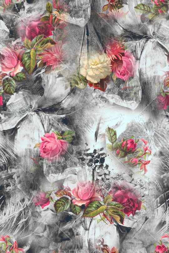 玫瑰印花华亿平台图片