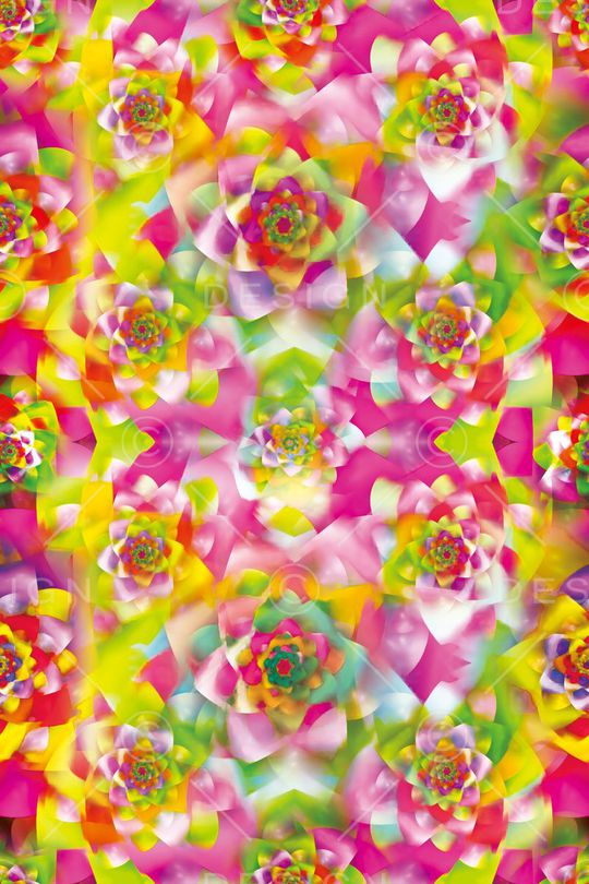 抽象水彩印花华亿平台图片