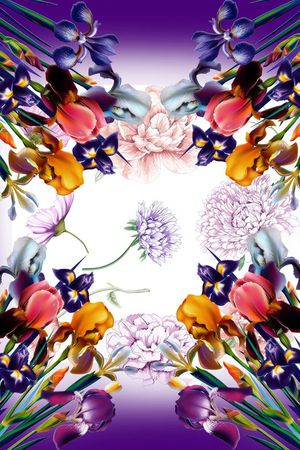 花朵印花华亿平台图片