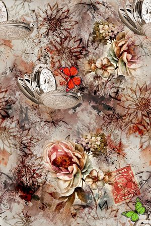 玫瑰印花华亿平台图片