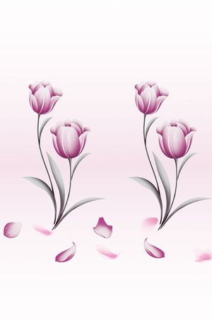 郁金香印花华亿平台图片