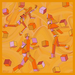 几何印花华亿平台图片