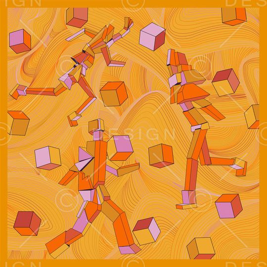 几何印花华亿平台图片