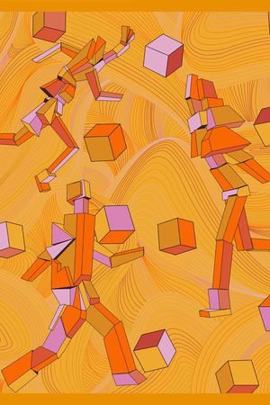 几何印花华亿平台图片