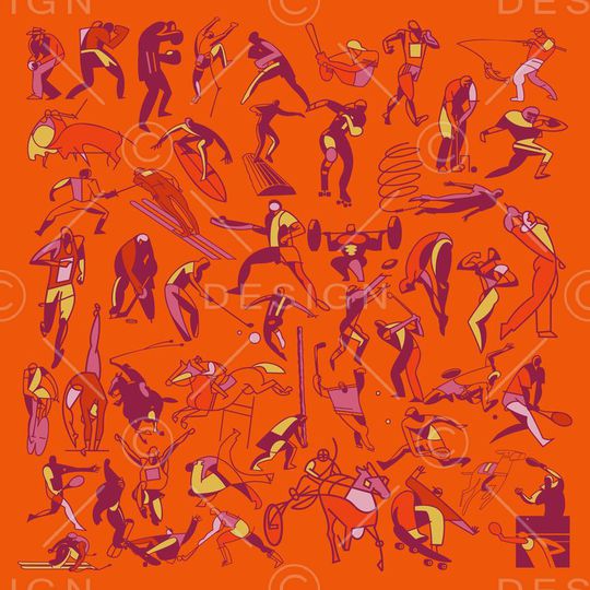 人物印花华亿平台图片