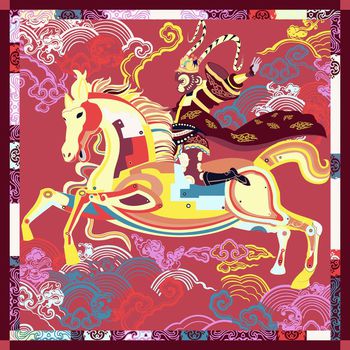 631635-猴年丝巾稿设计PSD格式1000