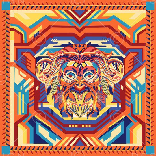 丝巾印花华亿平台图片