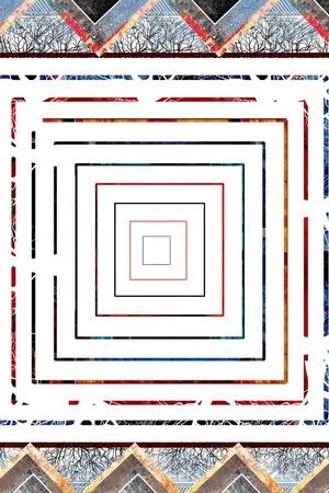 方格印花华亿平台图片