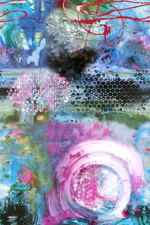 笔触印花华亿平台图片