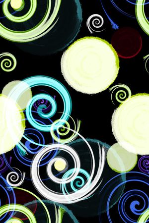 圆圈印花华亿平台图片