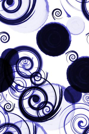 圆圈印花华亿平台图片