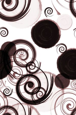 圆圈印花华亿平台图片