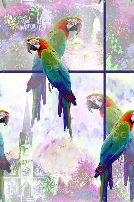 鸟印花华亿平台图片