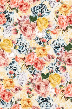 花朵印花华亿平台图片