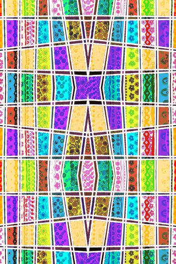 格子印花华亿平台图片